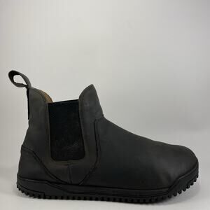 Xero Shoes Ridgeway Chelsea Mens 10.5 Minimalist Barefoot Black Leather Boots
